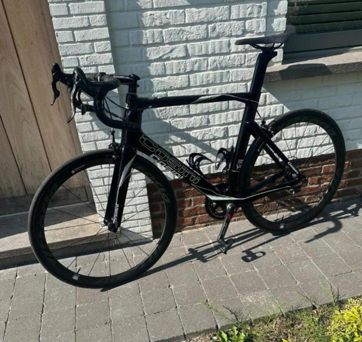 Racefiets Cosini Ridely R10 + Vittorio Qurano wielen, Fietsen en Brommers, Fietsen | Racefietsen, Zo goed als nieuw, Heren, Carbon