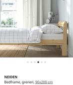 Bed 90x200 cm met degelijke matras, Huis en Inrichting, Slaapkamer | Bedden, Ophalen, 90 cm, Eenpersoons, Zo goed als nieuw