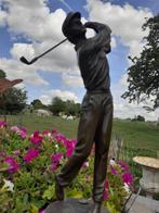 Bronzen beeld gesigneerd MILO (de golfer), Ophalen of Verzenden, Brons