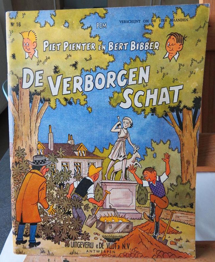Piet Pienter en Bert Bibber nr 16 is 2 druk 1963, Livres, BD, Enlèvement ou Envoi