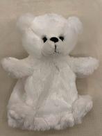 Marionnette peluche ours blanc, Comme neuf, Ours