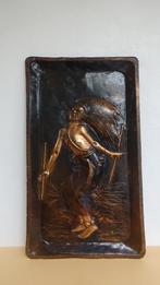 AFRIKAANSE KOPEREN PLAAT, Antiek en Kunst, Antiek | Brons en Koper, Ophalen, Koper
