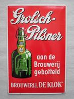 Retro Reclamebord Grolsch Pilsner, Verzamelen, Merken en Reclamevoorwerpen, Ophalen of Verzenden, Gebruikt, Reclamebord