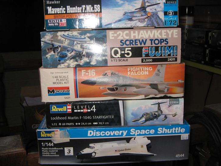 lot bouwdozen van vliegtuigen, Hobby & Loisirs créatifs, Modélisme | Avions & Hélicoptères, Neuf, Avion, Autres marques, Enlèvement ou Envoi