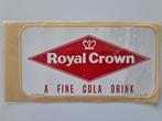 Vintage Sticker - Royal Crown Cola Drink - 1966, Ophalen of Verzenden, Merk, Zo goed als nieuw