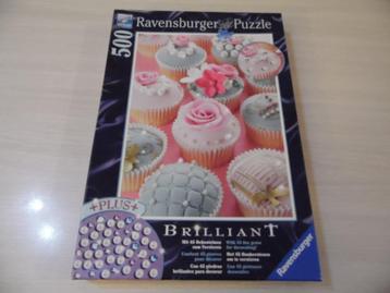 RAVENSBURGER BRILJANTE CUPCAKE-PUZZEL VAN 500 STUKJES beschikbaar voor biedingen