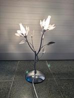 Elegante zilverkleurige staanlamp, Ophalen, Gebruikt