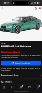 Bmw m3 modelauto, Hobby en Vrije tijd, Modelauto's | 1:18, Ophalen of Verzenden, Nieuw, Auto, MiniChamps