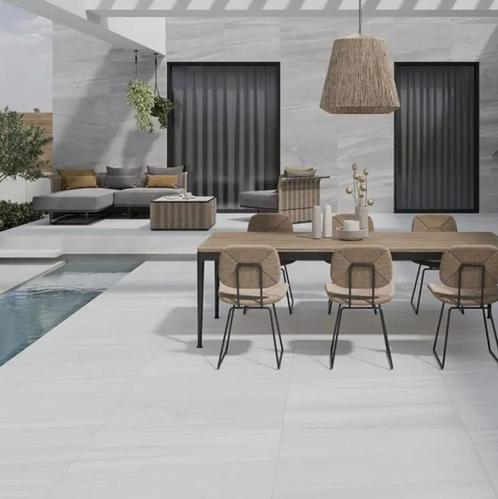 PROMO 100x100x2cm en 90x60x2c porcellanato tegels voor buite, Doe-het-zelf en Bouw, Metselstenen, Nieuw, Overige typen, Ophalen