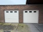 2 x garagepoorten / sectionale poort Novoferm met motors, Ophalen