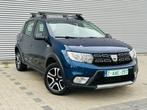 Dacia Sandero 0.9 TCe Stepway Plus 2018 met 34.000km, Boîte manuelle, 4 portes, Bleu, Sandero Stepway