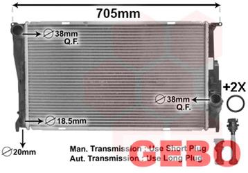 BMW E91 TOURING 2008 T/M 2012 Radiator Diesel 1711 7788 903 beschikbaar voor biedingen
