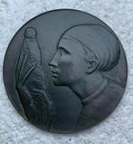 Medaille, penning Textiel syndikaten GENT 1858-1898-1958, Ophalen of Verzenden, Brons