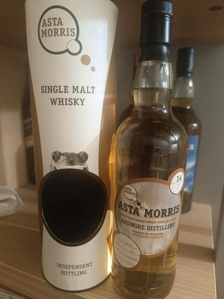 Asta Morris samenwerking  Ardmore 181 flessen, 51,3%!, Verzamelen, Wijnen, Zo goed als nieuw, Ophalen