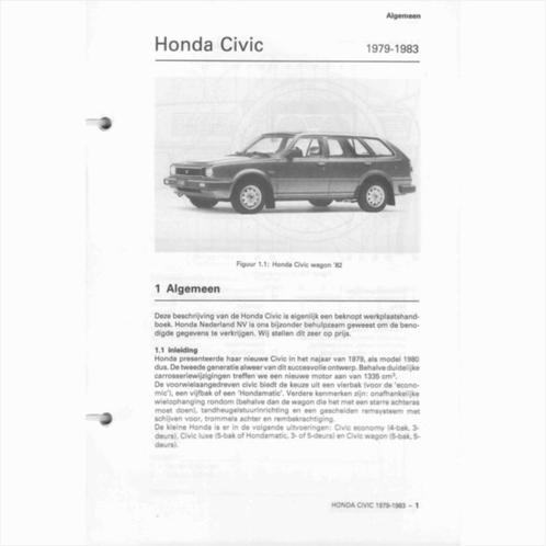 Honda Civic Vraagbaak losbladig 1979-1983 #2 Nederlands, Livres, Autos | Livres, Utilisé, Honda, Enlèvement ou Envoi
