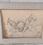 pentekening, Antiek en Kunst, Kunst | Tekeningen en Fotografie, Ophalen