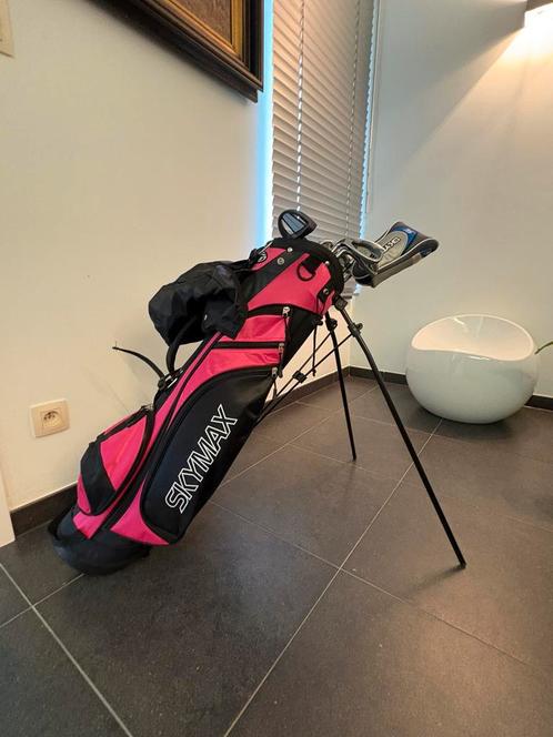 Startset Golfclubs leftie dames skymax roze, Sport en Fitness, Golf, Zo goed als nieuw, Ophalen