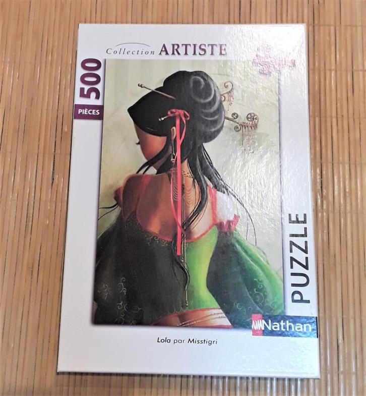 Puzzel van 500 stukjes RAVENSBURGER Nathan - Lola van Missti, Hobby en Vrije tijd, Denksport en Puzzels, Zo goed als nieuw, Legpuzzel