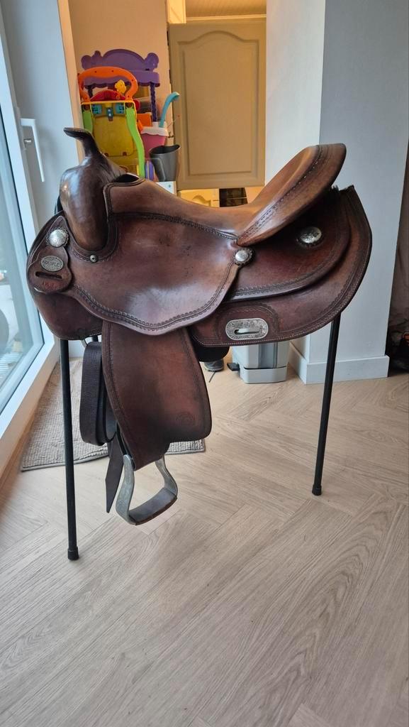 Western zadel continental equiflex semi full quarter, Dieren en Toebehoren, Paarden en Pony's | Zadels, Western, Ophalen of Verzenden