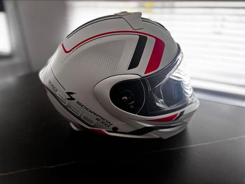 Scorpion systeemhelm als nieuw met Sena 20S EVO intercom, Motoren, Kleding | Motorhelmen, Systeemhelm, XS, Overige merken, Nieuw zonder kaartje