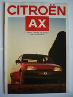 Citroën AX 1987 NED Brochure Catalogue Prospekt, Livres, Autos | Brochures & Magazines, Comme neuf, Citroën, Envoi