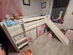 Lit tobbagan blanc, Lit mezzanine ou Lit superposé, 85 à 100 cm, Enlèvement, 180 cm ou plus