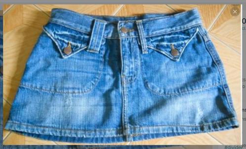 kort jeans rokje  uit H&M, Vêtements | Femmes, Jupes, Taille 34 (XS) ou plus petite, Au-dessus du genou, Envoi