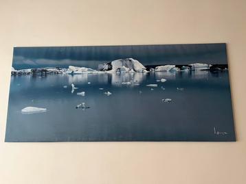 Canvas ijslandschap beschikbaar voor biedingen