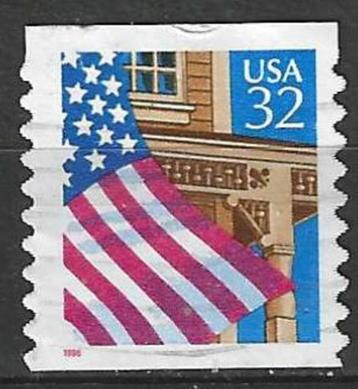 USA 1996 - Yvert 2523 V - Vlag op veranda   (ST) disponible aux enchères