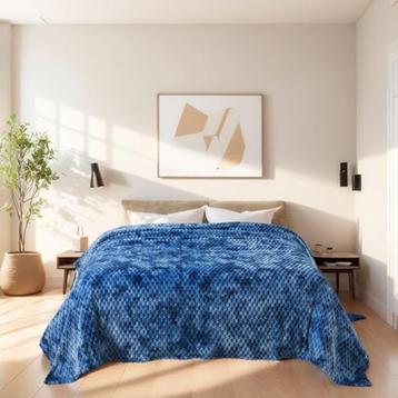 Fleece deken | 220 x 240 cm | zacht en warm | Nieuw beschikbaar voor biedingen