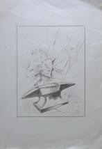 JORIS MINNE / EVOCATION / ORIGINEEL WERK / 51x34cm / MONO, Verzenden