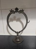 Vintage spiegeltje, Antiek en Kunst, Ophalen, Ovaal, Minder dan 50 cm, Minder dan 100 cm