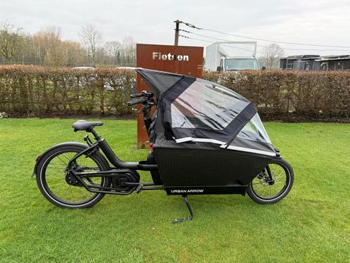 Urban Arrow Family Performance Essential - 525Wh - Zwart - 2, Fietsen en Brommers, Fietsen | Bakfietsen, Zo goed als nieuw, Overige merken