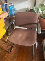 Vintage stoel, Ophalen, Gebruikt, Bruin, Bureaustoel