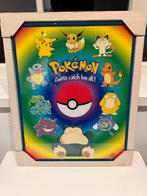 Originele Pokémon poster in kader - 1999, Verzamelen, Ophalen of Verzenden, Nieuw, Overige onderwerpen