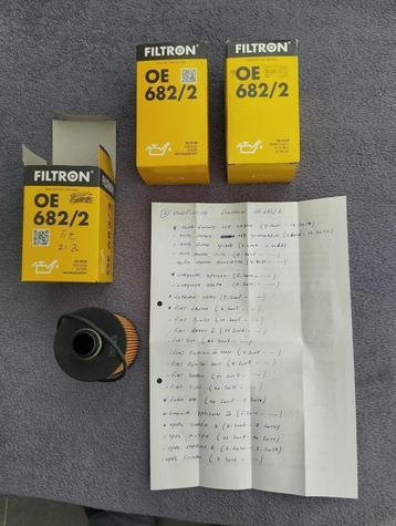 Splinternieuwe oliefilter (Filtron OE682/2) beschikbaar voor biedingen