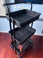 Chariot à roulettes noir, Enlèvement, Comme neuf