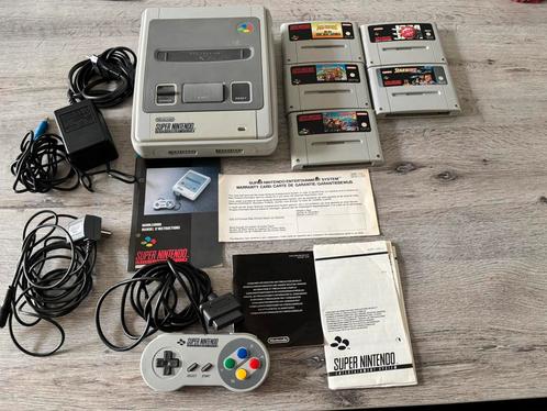 Super nintendo Pal met originele handleiding/garantie,.., Games en Spelcomputers, Spelcomputers | Nintendo Super NES, Ophalen of Verzenden