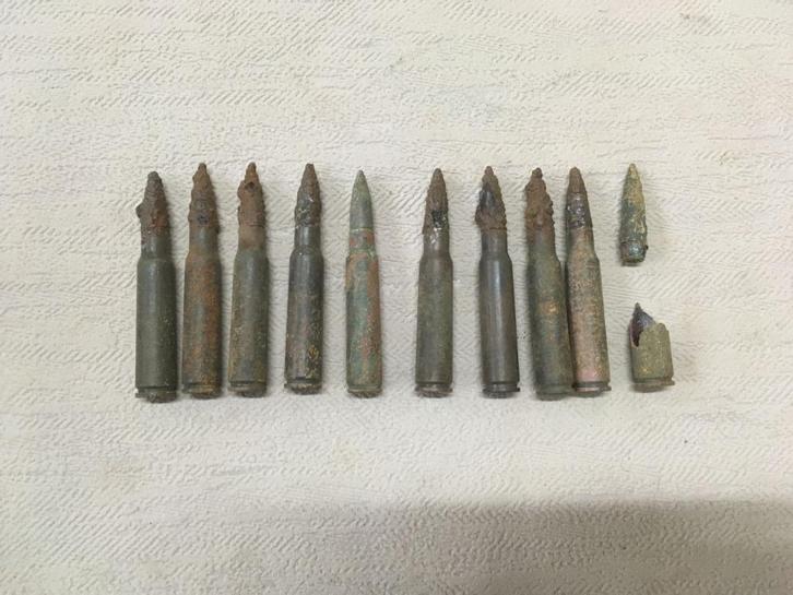 wo2 - Franse 7,5x54 MAS M.29 patronen - LEEG, Verzamelen, Militaria | Tweede Wereldoorlog, Landmacht, Hulzen of Bodemvondsten