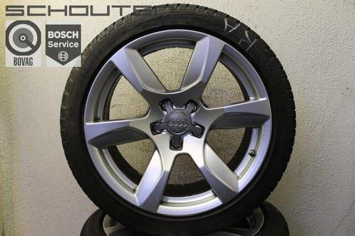 Audi R8 / Breedset / 18 inch / Dunlop Winter / TPMS  Z.G.A.N, Auto-onderdelen, Banden en Velgen, Banden en Velgen, Winterbanden