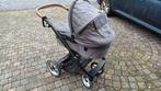 Mutsy wandelwagen Evo Black Frame - Cognac Grip - 3 in 1 vol, Ophalen, Zo goed als nieuw, Combiwagen, Met reiswieg