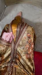 Caftan marocain doré (femme 40-42)– ensemble 2 pièces, Neuf, Taille 38/40 (M), Jaune, Autres types