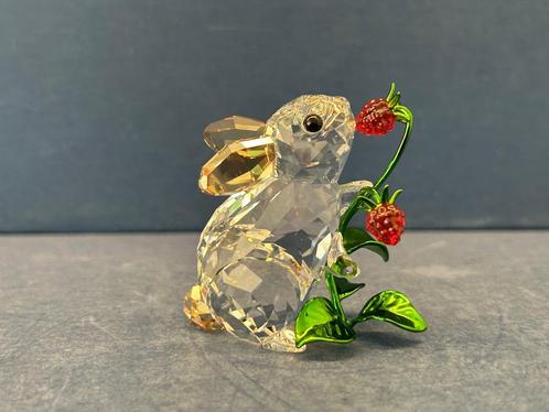 Swarovski Idyllia Konijn en frambozen, Verzamelen, Swarovski, Nieuw, Figuurtje, Verzenden