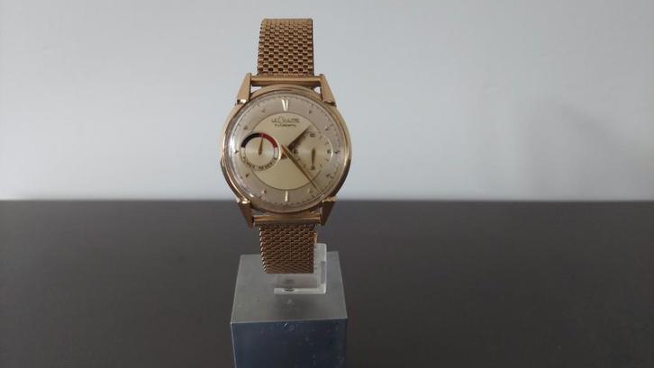 JAEGER-LECOULTRE FUTUREMATIC, Handtassen en Accessoires, Horloges | Heren, Zo goed als nieuw, Goud, Goud, Ophalen of Verzenden