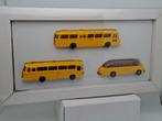 Prachtige set van 3 bussen museum uitgave 1993 - Wiking 1/87, Hobby en Vrije tijd, Modelauto's | 1:87, Verzenden, Zo goed als nieuw