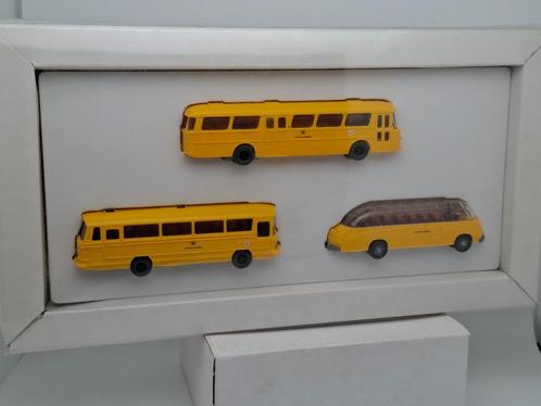 Prachtige set van 3 bussen museum uitgave 1993 - Wiking 1/87, Hobby en Vrije tijd, Modelauto's | 1:87, Zo goed als nieuw, Bus of Vrachtwagen
