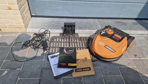 Maai robot Worx landroid WR105si, adapter wss defect, Tuin en Terras, Robotmaaiers, Gebruikt, Ophalen