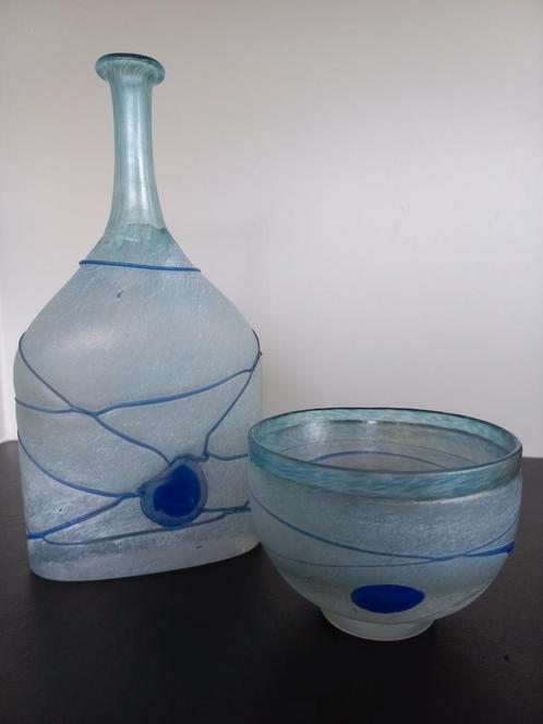 Kosta Boda Galaxy Blue by Bertil Vallien, Antiek en Kunst, Antiek | Glaswerk en Kristal, Ophalen