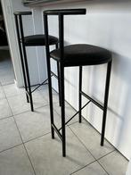 2 barstoelen, Ophalen, Met voetsteun, Zo goed als nieuw, 90 cm of meer
