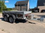 Dubbelas ongeremd aanhangwagen bruto laadvermogen 750kg, Auto diversen, Ophalen, Zo goed als nieuw